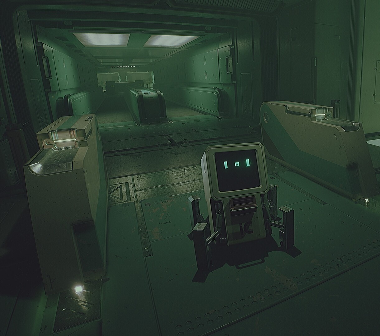 A screenshot from the game Routine